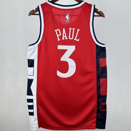 Camiseta NBA LA Clippers – PAUL #3 – roja · 2025 - vista 2