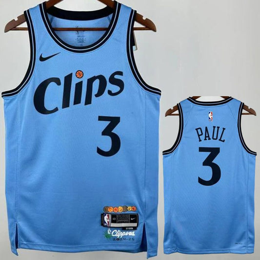 Camiseta NBA LA Clippers – PAUL #3 – City Edition · azul · 2025 - vista 1
