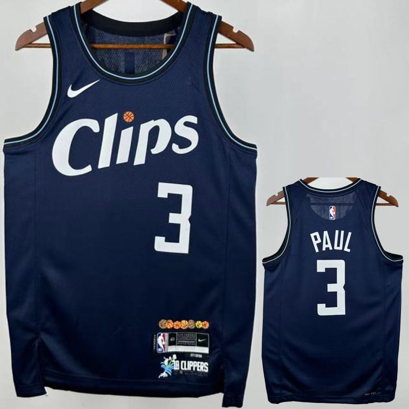 Camiseta NBA LA Clippers – PAUL #3 – City Edition · azul zafiro - vista 1