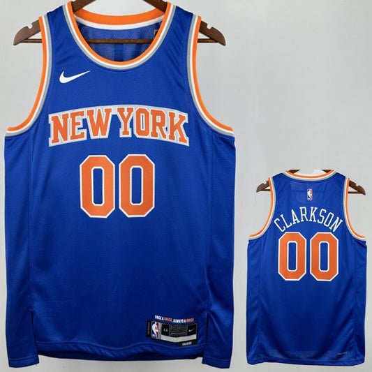 Camiseta NBA New York Knicks – CLARKSON #00 – City Edition · azul - vista 1