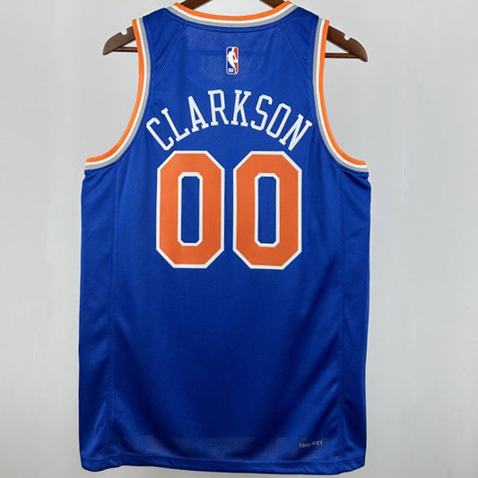 Camiseta NBA New York Knicks – CLARKSON #00 – City Edition · azul - vista 2