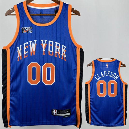 Camiseta NBA New York Knicks – CLARKSON #00 – azul - vista 1