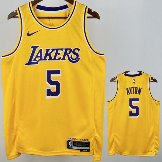 Camiseta NBA Los Angeles Lakers – AYTON #5 – amarilla - vista 1