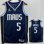 Camiseta NBA Dallas Mavericks – RUSSELL #5 – azul zafiro - vista 1