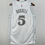 Camiseta NBA Dallas Mavericks – RUSSELL #5 – City Edition · blanca · 2025/26 - vista 2