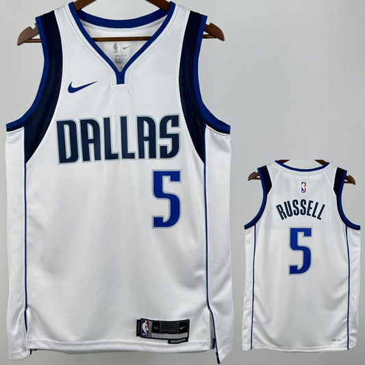 Camiseta NBA Dallas Mavericks – RUSSELL #5 – blanca - vista 1