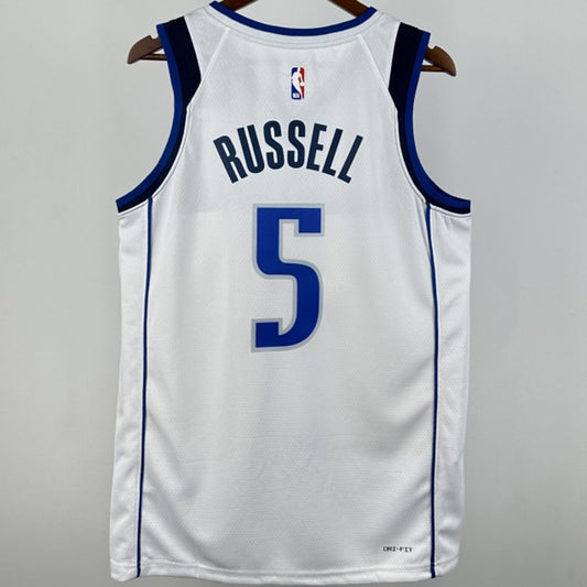 Camiseta NBA Dallas Mavericks – RUSSELL #5 – blanca - vista 2