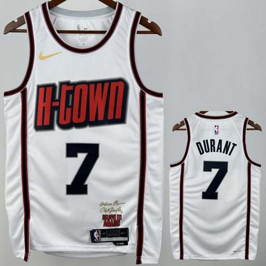 Camiseta NBA Houston Rockets – DURANT #7 – City Edition · blanca - vista 1