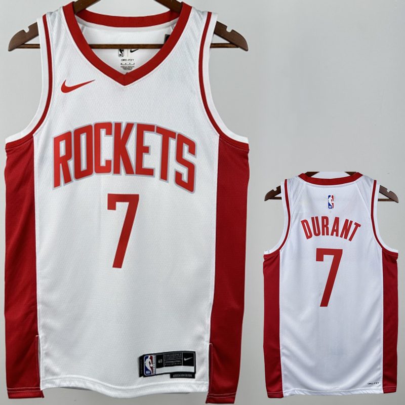 Camiseta NBA Houston Rockets – DURANT #7 – blanca - vista 1