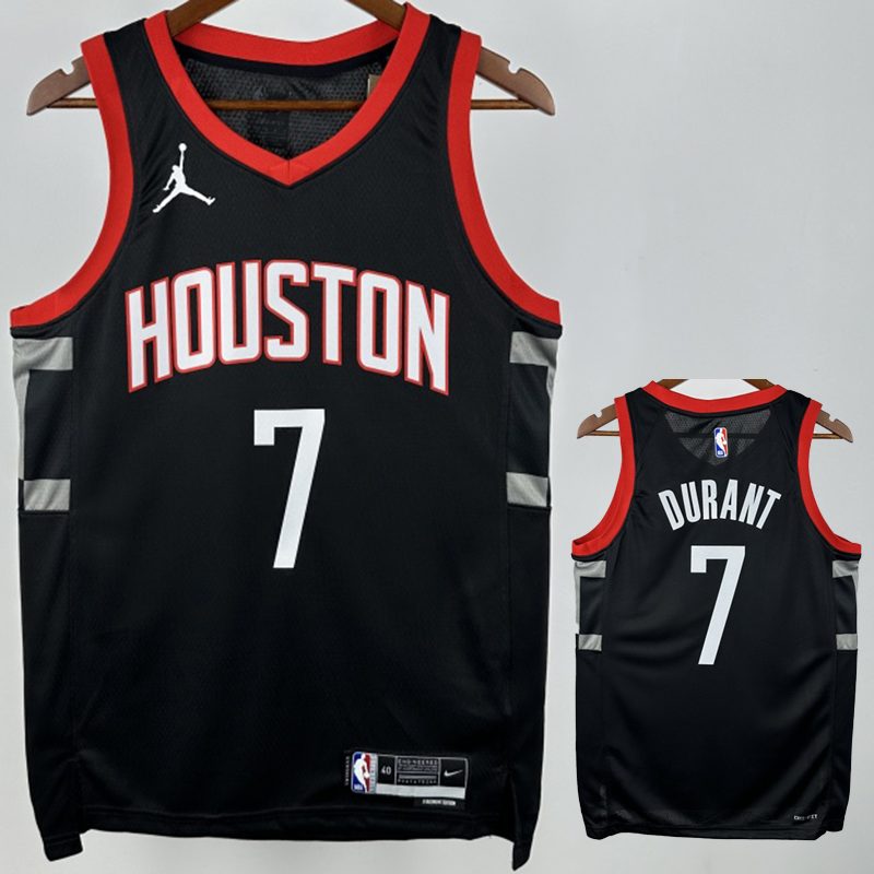 Camiseta NBA Houston Rockets – DURANT #7 – City Edition · negra - vista 1