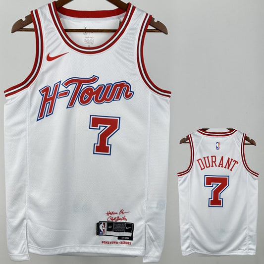 Camiseta NBA Houston Rockets – DURANT #7 – City Edition · blanca - vista 1