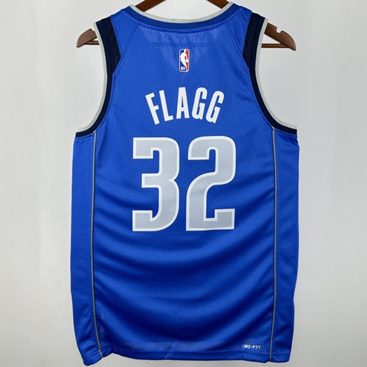 Camiseta NBA Dallas Mavericks – FLAGG #32 – City Edition · azul - vista 2