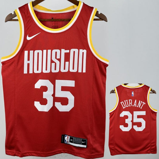 Camiseta NBA retro Houston Rockets – DURANT #35 – Retro · roja - vista 1