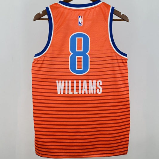 Camiseta NBA Oklahoma City Thunder – WILLIANS #8 – naranja - vista 2