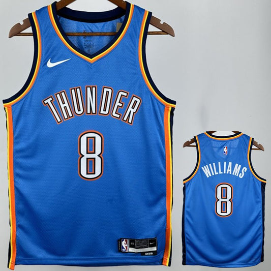 Camiseta NBA Oklahoma City Thunder – WILLIANS #8 – azul - vista 1