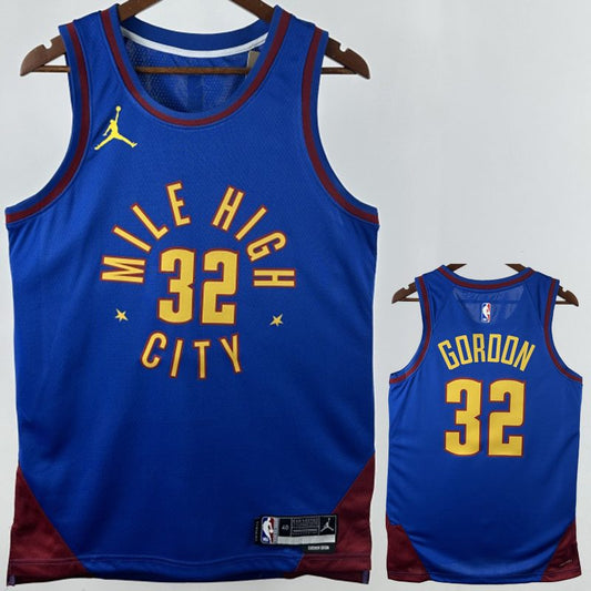 Camiseta NBA Denver Nuggets – GORDON #32 – azul royal - vista 1