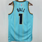 Camiseta NBA Charlotte Hornets – BALL #1 – City Edition · azul · 2025/26 - vista 2