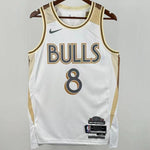 Camiseta NBA Chicago Bulls – WHITE #0 – City Edition · blanca · 2025/26 - vista 1