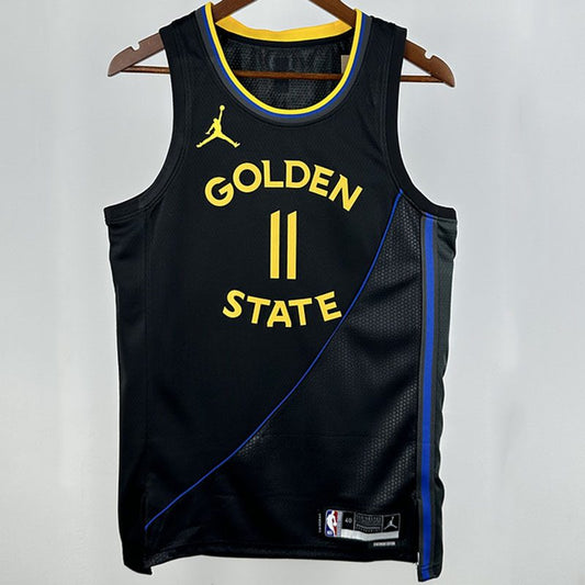 Camiseta NBA Golden State Warriors – THOMPSON #11 – negra · 2025/26 - vista 1