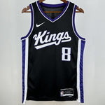 Camiseta NBA Sacramento Kings – LAVINE #8 – negra · 2025 - vista 1