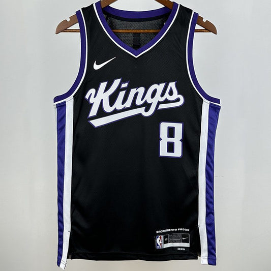 Camiseta NBA Sacramento Kings – LAVINE #8 – negra · 2025 - vista 1