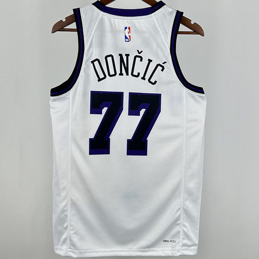 Camiseta NBA Los Angeles Lakers – DONCIC #77 – City Edition · blanca - vista 2