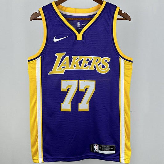 Camiseta NBA Los Angeles Lakers – DONCIC #77 – morada - vista 1