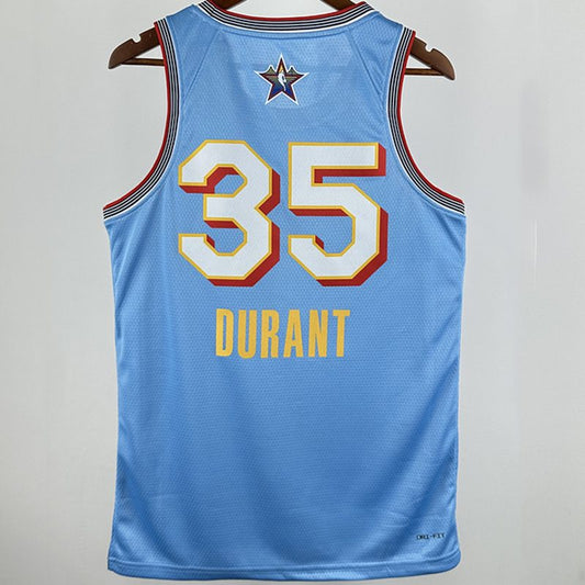 Camiseta NBA All-Star – DURANT #35 – All-Star · azul bebé · 2025 - vista 1