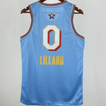 Camiseta NBA All-Star – LILLARD #0 – All-Star · azul bebé · 2025 - vista 1