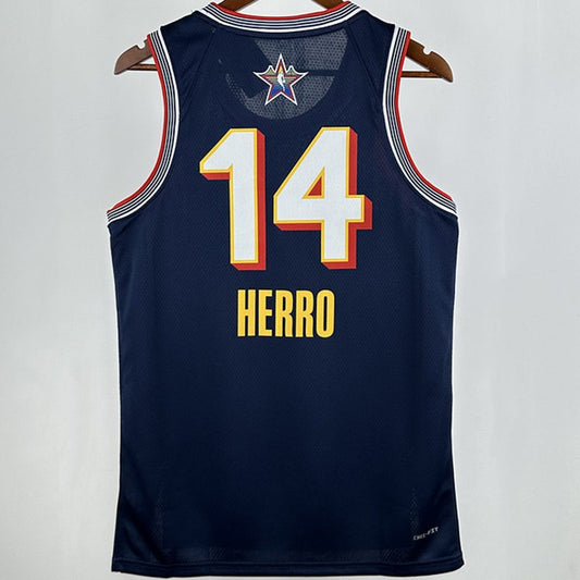 Camiseta NBA All-Star – HERRO #14 – All-Star · azul oscuro · 2025 - vista 1