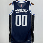 Camiseta NBA Dallas Mavericks – CHRISTIE #00 – City Edition · azul zafiro · 2025 - vista 2
