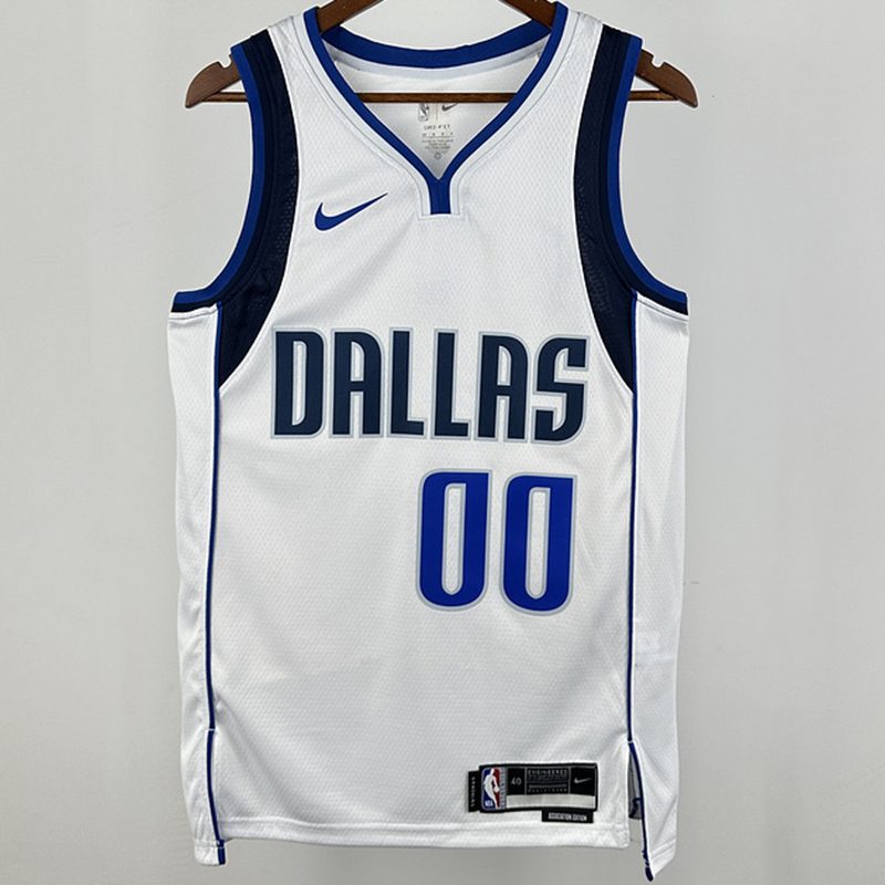 Camiseta NBA Dallas Mavericks – CHRISTIE #00 – blanca · 2025 - vista 1
