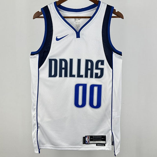 Camiseta NBA Dallas Mavericks – CHRISTIE #00 – blanca · 2025 - vista 1