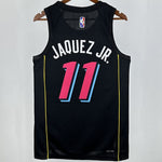Camiseta NBA Miami Heat – JR. #11 – City Edition · negra · 2025 - vista 2