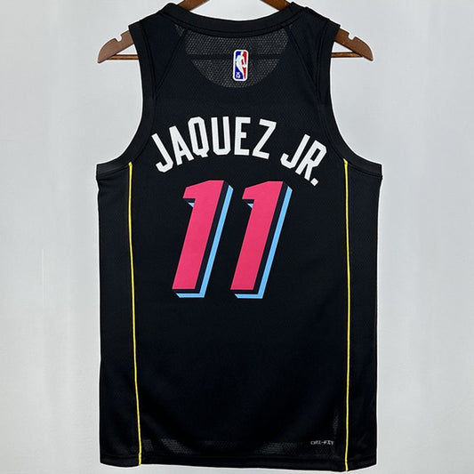 Camiseta NBA Miami Heat – JR. #11 – City Edition · negra · 2025 - vista 2