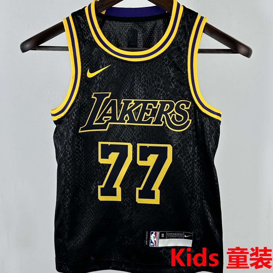 Camiseta NBA Los Angeles Lakers – DONCIC #77 – negra - vista 1