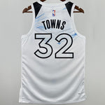 Camiseta NBA Minnesota Timberwolves – TOWNS #32 – City Edition · blanca · 2025 - vista 2