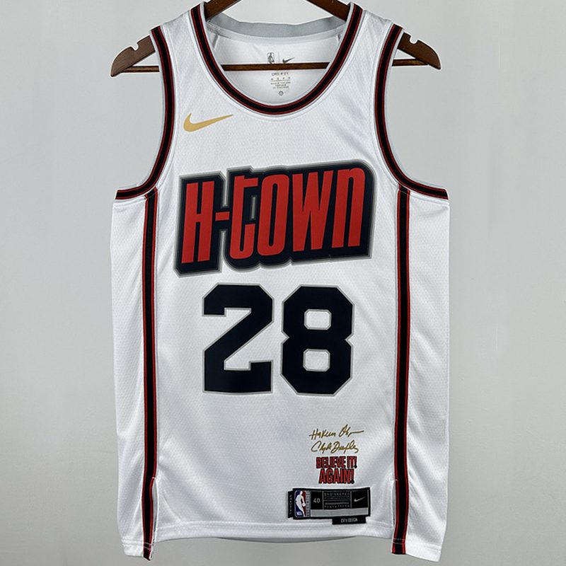 Camiseta NBA Houston Rockets – SENGUN #28 – City Edition · blanca · 2025 - vista 1