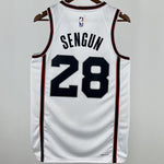 Camiseta NBA Houston Rockets – SENGUN #28 – City Edition · blanca · 2025 - vista 2