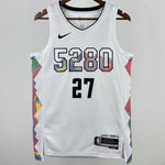 Camiseta NBA Denver Nuggets – MURRAY #27 – City Edition · blanca · 2025 - vista 1