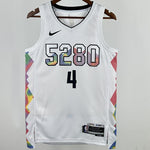 Camiseta NBA Denver Nuggets – WESTBROOK #4 – City Edition · blanca · 2025 - vista 1