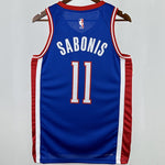 Camiseta NBA Sacramento Kings – SABONIS #11 – City Edition · morada · 2025 - vista 2