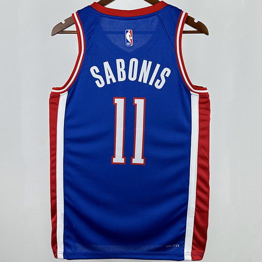 Camiseta NBA Sacramento Kings – SABONIS #11 – City Edition · morada · 2025 - vista 2