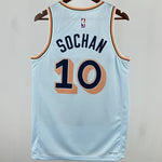 Camiseta NBA San Antonio Spurs – SOCHAN #10 – City Edition · azul claro · 2025 - vista 2