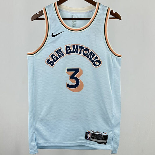 Camiseta NBA San Antonio Spurs – PAUL #3 – City Edition · azul claro · 2025 - vista 1