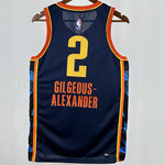 Camiseta NBA Oklahoma City Thunder – GILGEOUS-ALEXANDER #2 – City Edition · negra · 2025 - vista 2