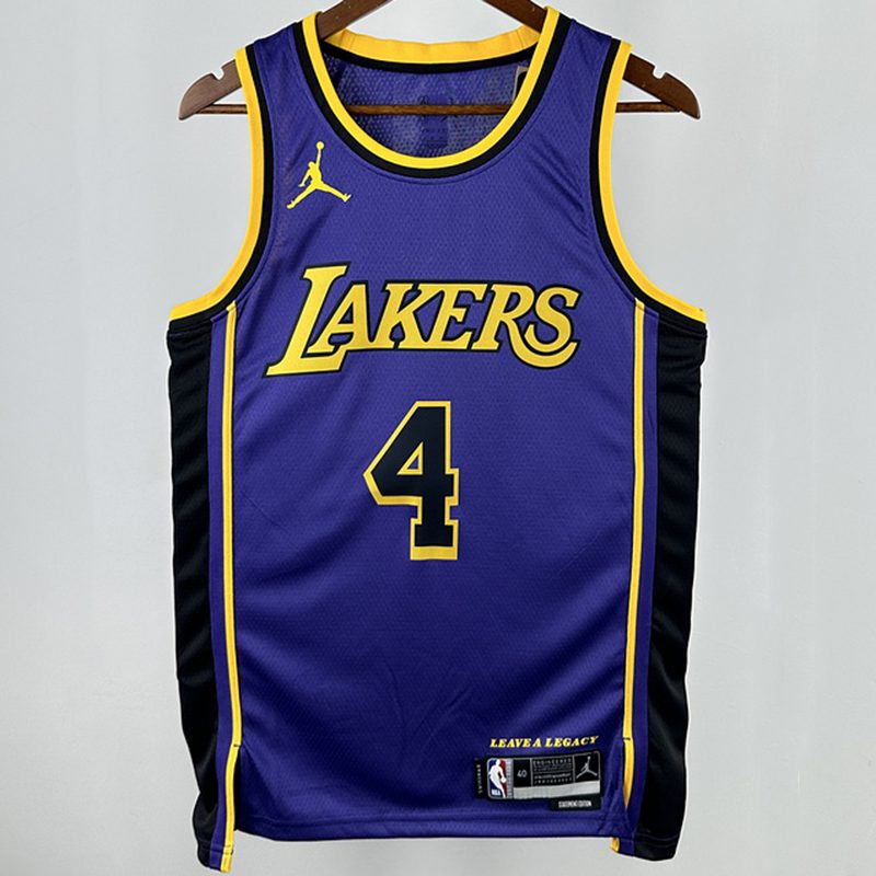 Camiseta NBA Los Angeles Lakers – KNECHT #4 – City Edition · 2025 - vista 1