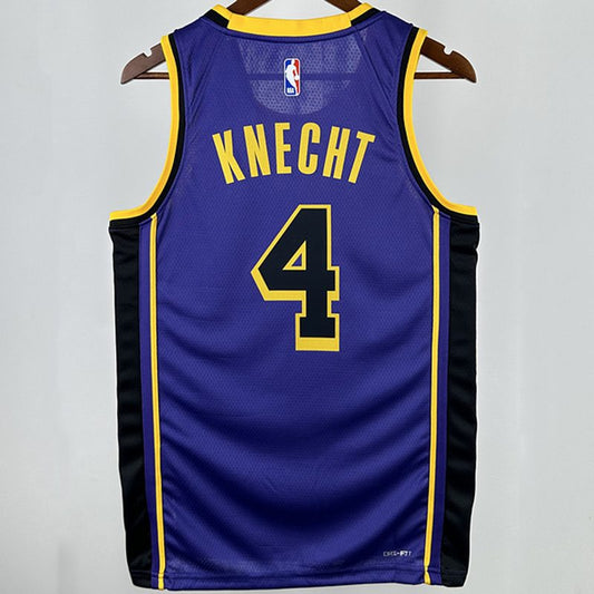 Camiseta NBA Los Angeles Lakers – KNECHT #4 – City Edition · 2025 - vista 2