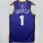 Camiseta NBA Phoenix Suns – BOOKER #1 – City Edition · morada · 2025 - vista 2