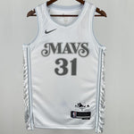 Camiseta NBA Dallas Mavericks – THOMPSON #31 – blanca · 2025 - vista 1